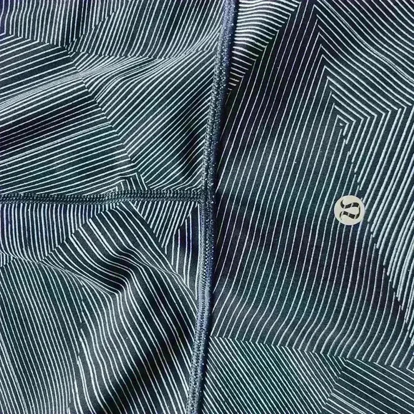 Lululemon Speed Up Crop Leggings Etch Hail Midnight Navy - Picture 4 of 6